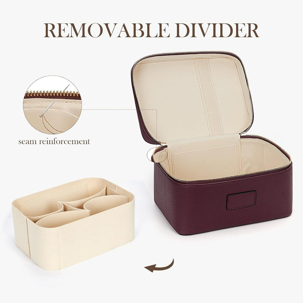 The removable divider lifted out of the case
