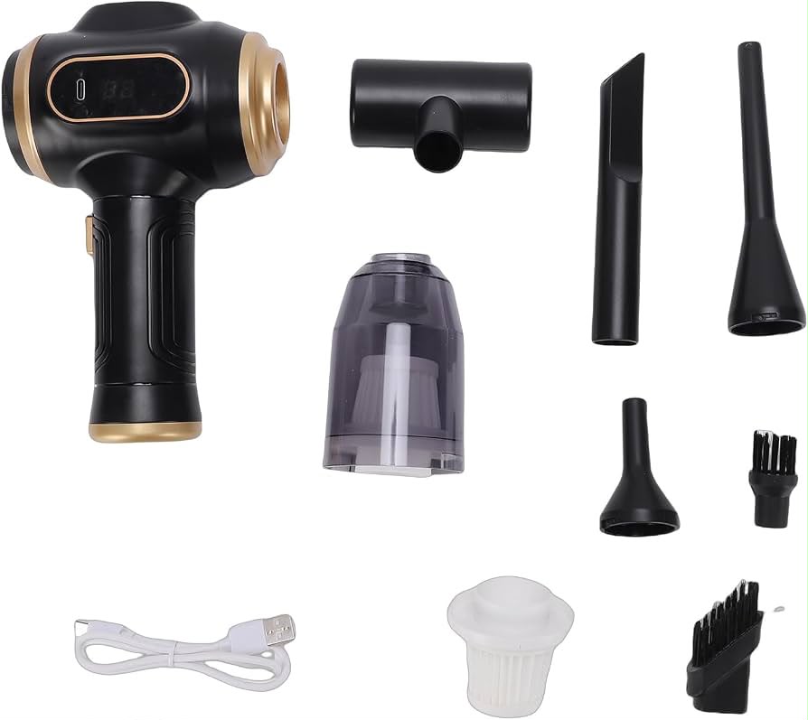 Cordless Car Vacuum — 4-in-1 Vacuum, Blower and Inflator